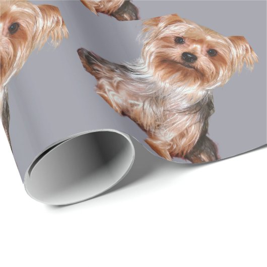 Yorkshire Terrier Cadeaupapier (Rol Hoek)