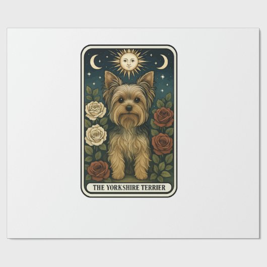Yorkshire Terrier Cadeaupapier (Vlak)