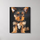 Yorkshire Terrier Canvas Afdruk (Voorkant)