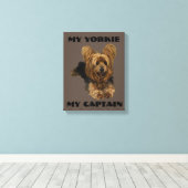 Yorkshire Terrier Canvas Kunst (Insitu (Houten vloer))