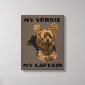 Yorkshire Terrier Canvas Kunst (Voorkant)