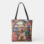 Yorkshire Terrier Canvas tas (Achterkant)