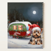 Yorkshire Terrier Caravan Kerst Avontuur Planner (Achterkant)