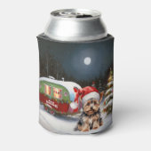 Yorkshire Terrier Caravan Kerstavontuur Blikjeskoeler (Blikje Achterkant)