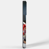 Yorkshire Terrier Caravan Kerstavontuur Case-Mate iPhone Case (Achterkant / Rechts)