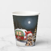 Yorkshire Terrier Caravan Kerstavontuur Papieren Bekers (Achterkant)