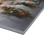 Yorkshire Terrier Caravan Kerstavontuur Snijplank (Hoek)