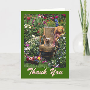Yorkshire Terrier Card Hartelijk dank Bedankkaart