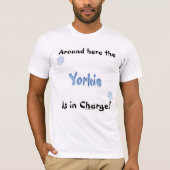 Yorkshire Terrier Charge T-shirt (Voorkant)
