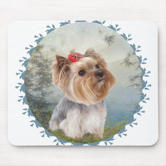 Yorkshire Terrier Charm Muismat (Voorkant)