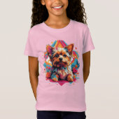 Yorkshire Terrier: Charmante Yorkie knuffels T-shirt (Voorkant)