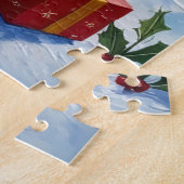 Yorkshire Terrier Christmas Lighthouse Holiday Legpuzzel (Zijkant)