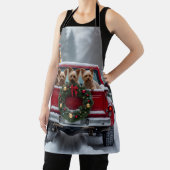 Yorkshire Terrier Christmas Red Truck Holiday Gift Schort (Insitu)