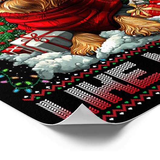 Yorkshire Terrier Christmas Tree Decorations Dog L Poster (Hoek)