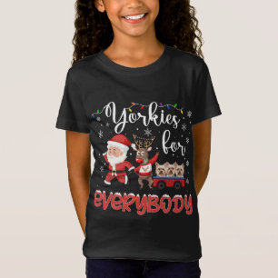 Yorkshire Terrier Christmas Yorkies voor iedereen T-shirt
