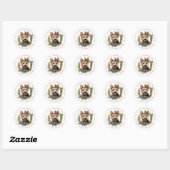 Yorkshire Terrier Classic Ronde Stickers (Vel)