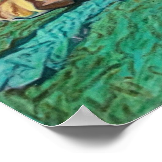 Yorkshire Terrier Custom Art Poster (Hoek)