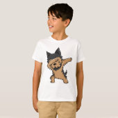 Yorkshire Terrier Dabbing T-shirt (Voorkant volledig)