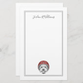 Yorkshire Terrier Dareduivel | Jouw namen toevoege Briefpapier (Voorkant / Achterkant)