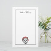 Yorkshire Terrier Dareduivel | Jouw namen toevoege Briefpapier (Staand voorkant)