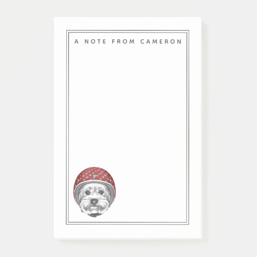 Yorkshire Terrier Dareduivel | Jouw namen toevoege Post-it® Notes (Voorkant)