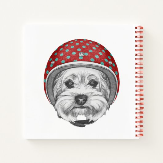 Yorkshire Terrier Dareduivel Notitieboek (Achterkant)