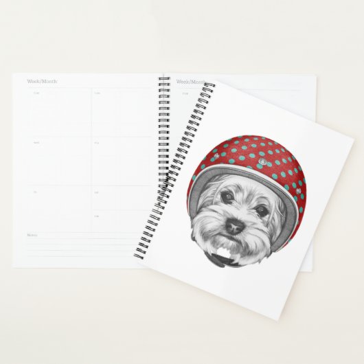 Yorkshire Terrier Dareduivel Planner (Display)