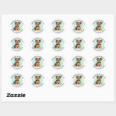 Yorkshire Terrier Dit boek is van Custom Ronde Sticker (Vel)