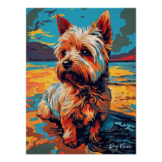 Yorkshire Terrier Dog 001 - Bruno Pokopen Perfect Poster (Voorkant)