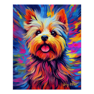 Yorkshire Terrier Dog 003 - Zetton Ziana Perfect Poster