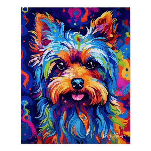 Yorkshire Terrier Dog 005 - Zetton Ziana Perfect Poster (Voorkant)