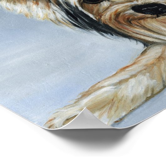 Yorkshire Terrier Dog Art Print (Hoek)