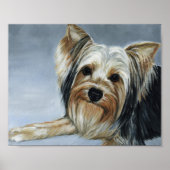 Yorkshire Terrier Dog Art Print (Voorkant)