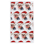 Yorkshire Terrier Dog Breed Christmas Stars Klein Cadeauzakje (Achterkant)