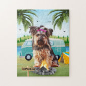 Yorkshire Terrier Dog Camping Legpuzzel (Verticaal)