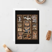 Yorkshire Terrier Dog Cute Yorkshire Terrier Lover Notitiekaartje (Voorkant / Achterkant in situ)