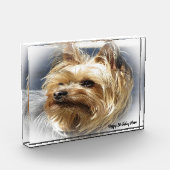 Yorkshire Terrier Dog. Fotoblokken (Links)