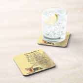 Yorkshire Terrier Dog - Friend Poem Onderzetter (Rechterzijde)