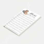 Yorkshire Terrier Dog gepersonaliseerd om List Pos Post-it® Notes (Schuin)