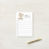 Yorkshire Terrier Dog gepersonaliseerd voor Do Lis Post-it® Notes (Op bureau)