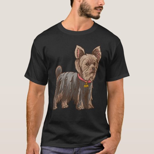 Yorkshire Terrier - Dog Identification - Dogs Love T-shirt (Voorkant)
