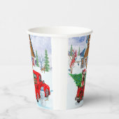 Yorkshire Terrier Dog in kerstcadeau Papieren Bekers (Rechts)