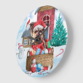 Yorkshire Terrier Dog in sneeuwkersthondenhuis Grote Klok (Hoek)