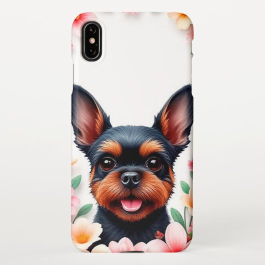 Yorkshire Terrier dog iPhone Hoesje (Achterkant)