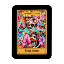 Yorkshire Terrier Dog Mom Tarot Kaart Magnet