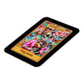 Yorkshire Terrier Dog Mom Tarot Kaart Magnet Magneet (Linkerzijde)