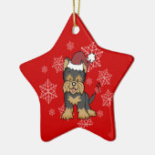 Yorkshire Terrier Dog Ornament (Links)