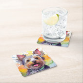 Yorkshire Terrier Dog Paper Onderzetter (Insitu)