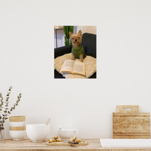 Yorkshire Terrier Dog Poster (Keuken)