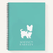 Yorkshire Terrier Dog Puppy Yorkie Notitieboek (Voorkant)